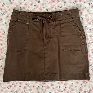Lee® Women's Mid Rise Skirt Just below the waist medium size 12 brown
